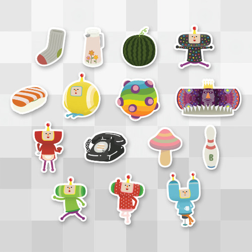 Katamari Fridge Magnets