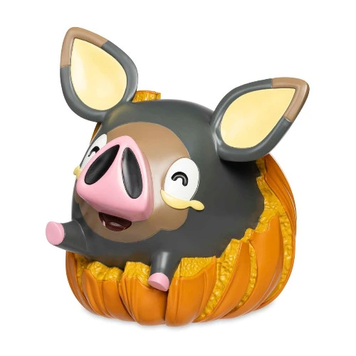 Lechonk Pokémon Halloween Garden Statue