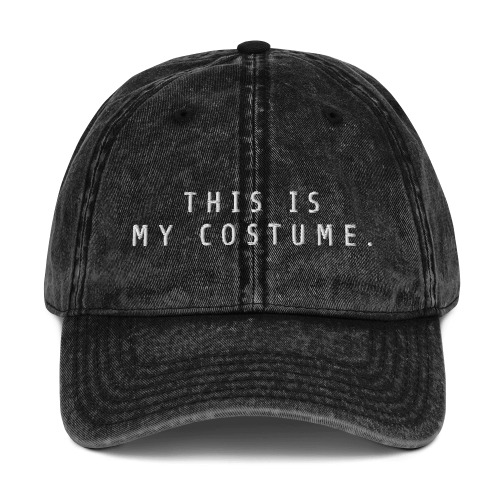 This Is My Costume - Embroidered Dad Hat for Halloween & Fall