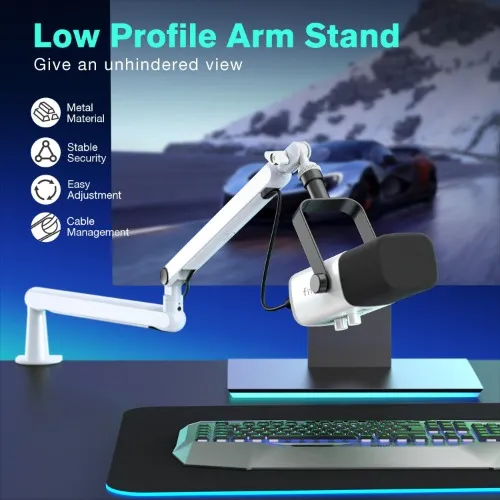 FIFINE Boom Arm Mic Stand