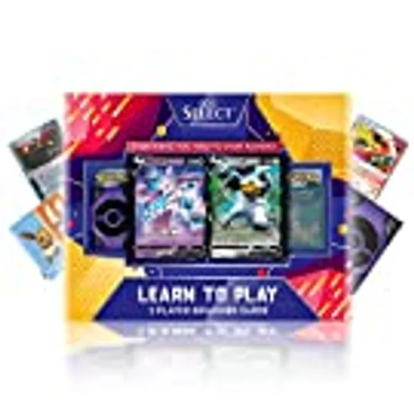CCG Select Learn to Play | 2 Player Beginner's Box | Includes 2 60-Card Decks with 2 Ultra Rares + 120 Sleeves | for New Players | Compatible with Pokemon Cards
