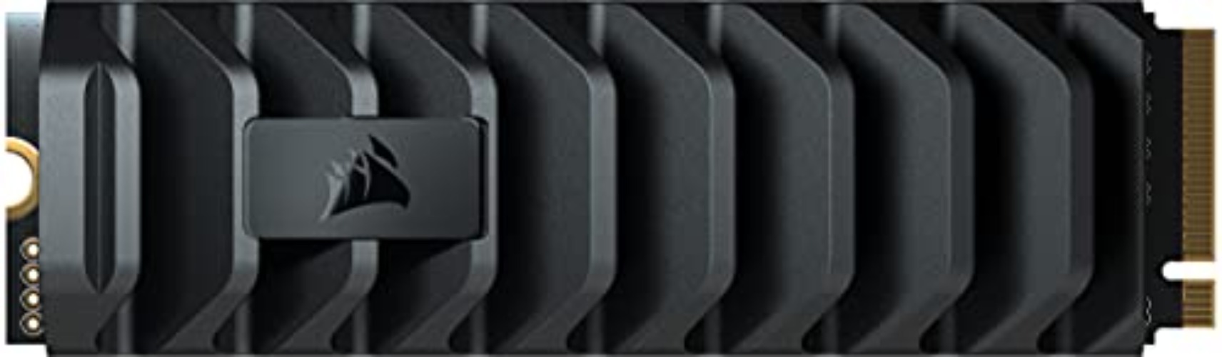 Corsair MP600 PRO XT 8TB Gen4 PCIe x4 NVMe M.2 SSD - Up to 7,000 MB/s Sequential Read and 6,100 MB/s Write Speeds, High-Density TLC NAND, Aluminum Heatspreader, M.2 2280 Form-Factor - Black - 8TB