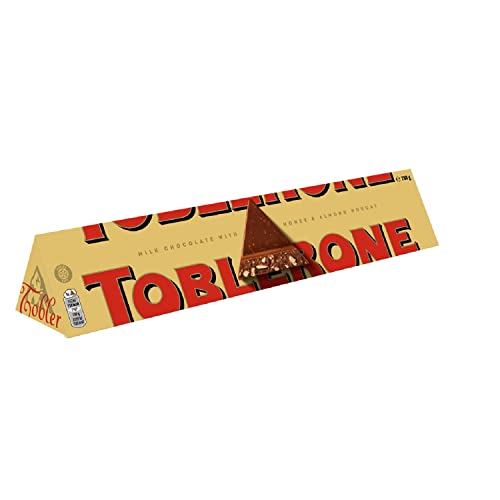 Toblerone Milk Chocolate with Honey and Almond Nougat, Established in Switzerland, 750g - Chocolate - 750 g (Pack of 1)