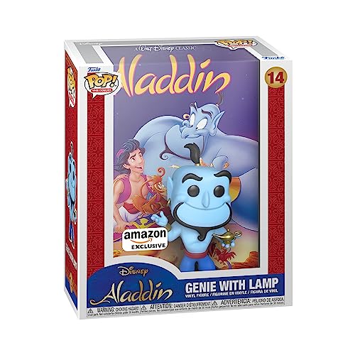 Funko Pop! VHS Cover: Disney - Aladdin - Amazon Exclusive - Collectable Vinyl Figure - Gift Idea - Official Merchandise - Toys for Kids & Adults - Movies Fans - Model Figure for Collectors