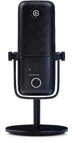Elgato Wave:3 - Premium Studio Quality USB Condenser Microphone for Streaming, Podcast, Gaming and Home Office, Free Mixer Software, Sound Effect Plugins, Anti-Distortion, Plug ’n Play, for Mac, PC