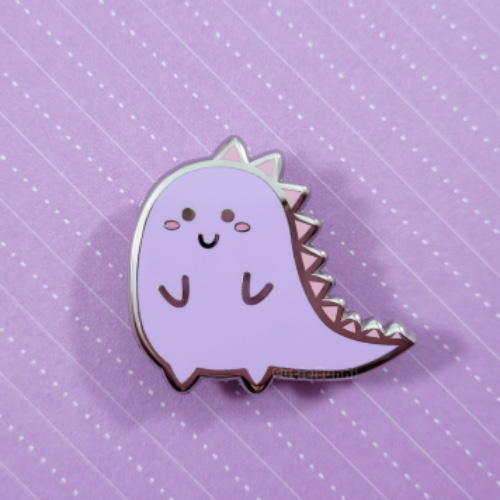 Lil Dino Enamel Pin (Purple)