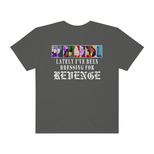 Villains Revenge T-Shirt | Adult Comfort Colors Unisex | Pepper / XL