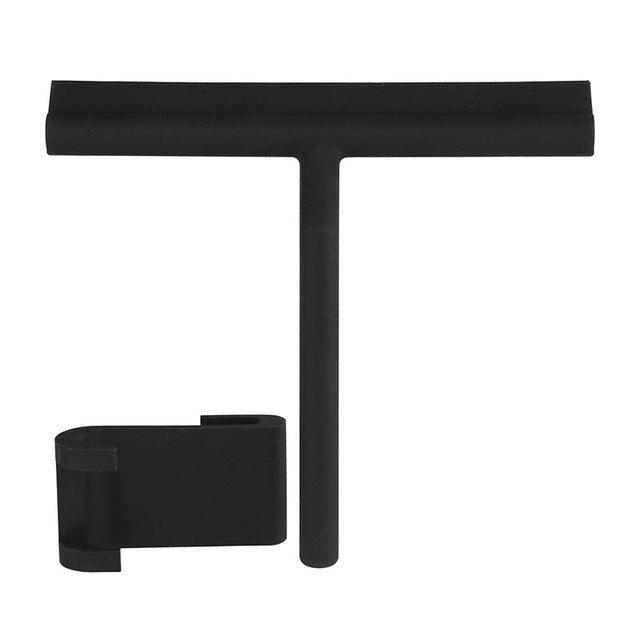 Shower Window Squeegee - Black / Hook