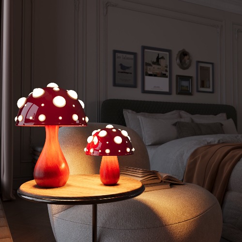 Shiitake Lamp | Large + Small Set