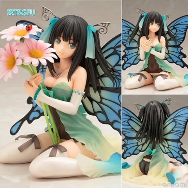 Leaves Tony Fairy Butterfly Daisy With Beautiful Flower Sitting Position Action Toy Figures Japanese Anime Collectible Figurines|Action Figures| - AliExpress