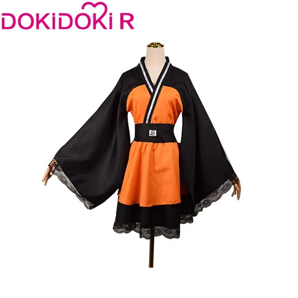 【Size XXS-3XL】DokiDoki-R Anime NARUTO Cosplay Costume Hyuga Hinata / Akatsuki / Uchiha Sasuke Cosplay Costume Women Sex Reversion Kimomo | Naruto A Version / XXS-3XL(Please leave a note with your size)