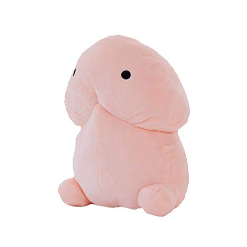 Pannow Plush Stuffed Penis Pillow, Cute Design Throw Pillow Super Soft Hugging Toys Coushion for Valentines Day Gifts/Bedroom Decoration