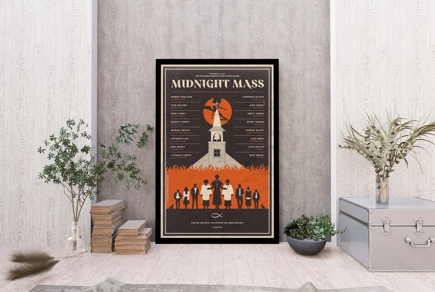 Midnight Mass Minimalist Poster | 11x17 | Mike Flanagan