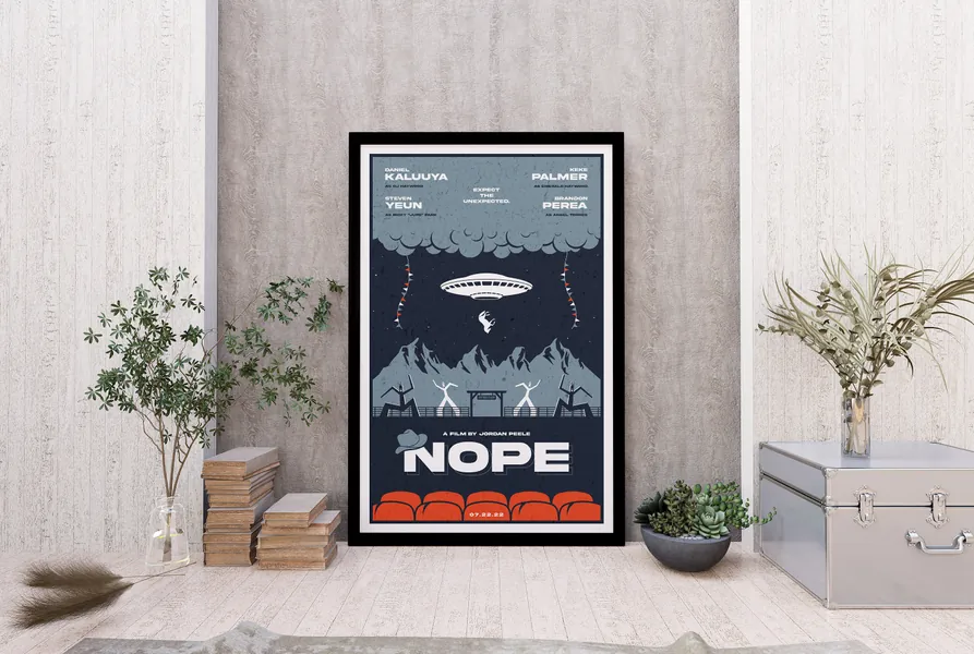 NOPE Minimalist Poster | 11x17 | Jordan Peele