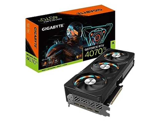 GIGABYTE GeForce RTX 4070 Ti GAMING OC V2 12G Graphics Card, 3x WINDFORCE Fans, 12GB 192-bit GDDR6X, GV-N407TGAMING OCV2-12GD Video Card - GeForce RTX 4070 Ti GAMING OC V2 12G