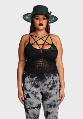 Plus Hope For The Worst Crochet Tank | 1X