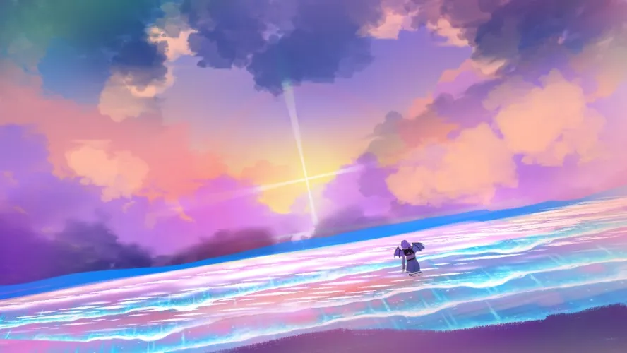New beach/pool background