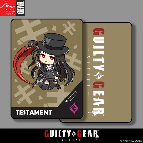 Guilty Gear -Strive- Precious Chibi Card: TESTAMENT | Gold