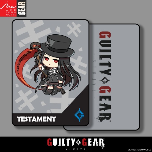 Guilty Gear -Strive- Precious Chibi Card: TESTAMENT | Silver