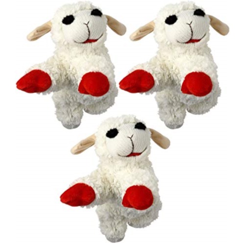 3 Lamp Chop Dog Toys