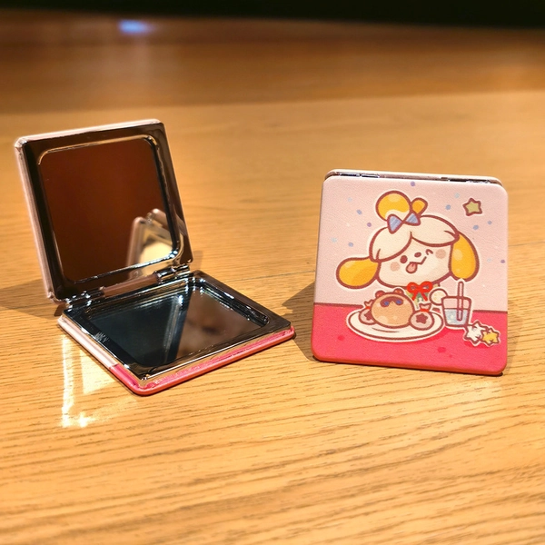 ACNH Pocket Mirror Cute Animal Crossing Compact Mirror ACNH Isabelle Timmy and Tommy Accessories
