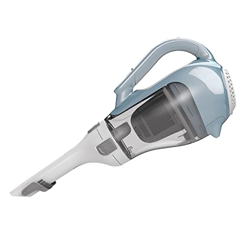 BLACK+DECKER dustbuster AdvancedClean Cordless Handheld Vacuum, Compact Home and Car Vacuum with Crevice Tool (CHV1410L) - Blue, White - 16 Volt Handheld Vacuum