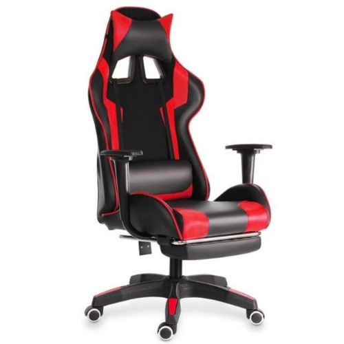 Ninja Dragon Vegan Leather Computer Gaming Chair - Red