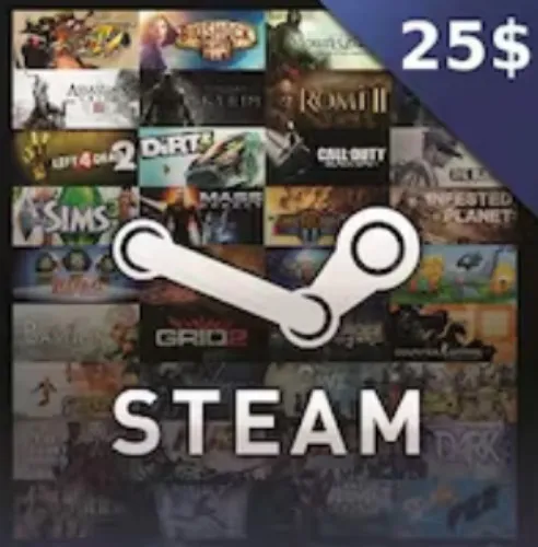 Steam Gift Card | $25