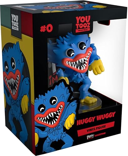 Youtooz Huggy Wuggy 4.4" Inch Vinyl Action Figure, Vinyl Toys from Poppy Playtime Collection, Collectible Huggy Wuggy Vinyl Figure - Huggy Wuggy