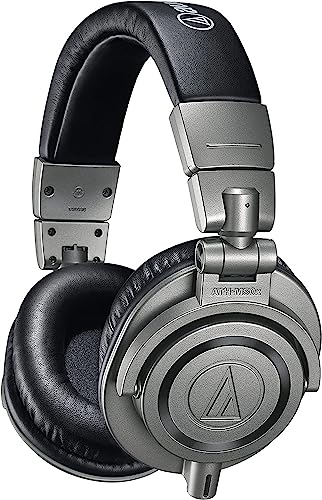 Audio-Technica ATH-M50xGM Professional Monitor Headphones, Gun Metal - Gun Metal