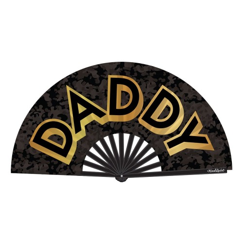 Daddy Folding Fan - Black