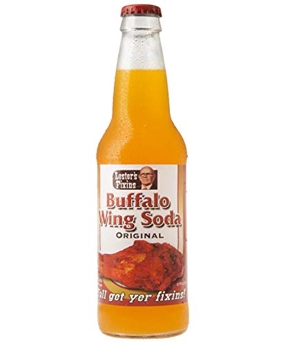 Lester's Fixings Buffalo Wing Soda - 12oz Bottle - buffalo wing soda - 12 Fl Oz (Pack of 1)