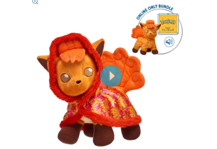Vulpix Plush Bundle | Shop Pokémon at Build-A-Bear®