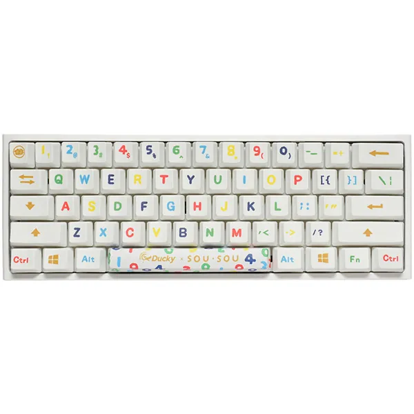 Buy Ducky x SOU SOU One 2 Mini RGB Mech Keyboard Cherry Blue [DKON2061ST-CUSPHWWTS2] | PC Case Gear Australia