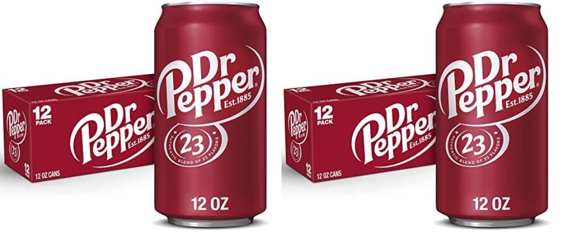 Dr Pepper Soda, 12 fl. oz. Cans, 12 Pack (Pack of 2) - Regular - 12 Fl Oz (Pack of 24)