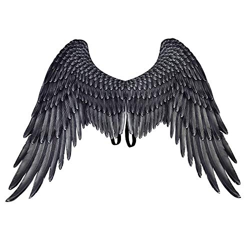 Angel Wings (Black) - Black+gray