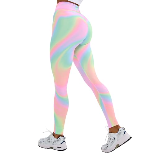 Bona Fide Premium Quality Classic Leggings for Women with Unique Design and Butt Lifting - Comfortable Workout Leggings - Large - Classic Marshmallow