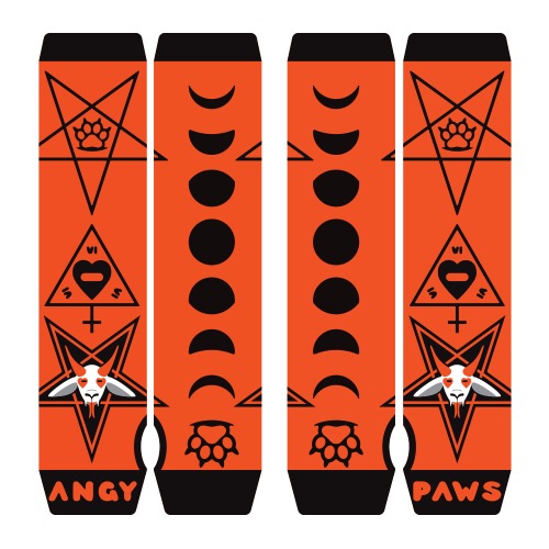 Bleat You To Death Red Arm Warmers