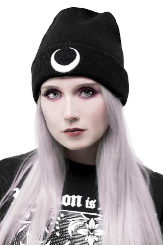 Luna Beanie [B] | One Size / Black / 100% Acrylic