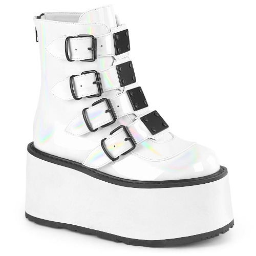 DEMONIA Damned-105 | White Holo Patent 