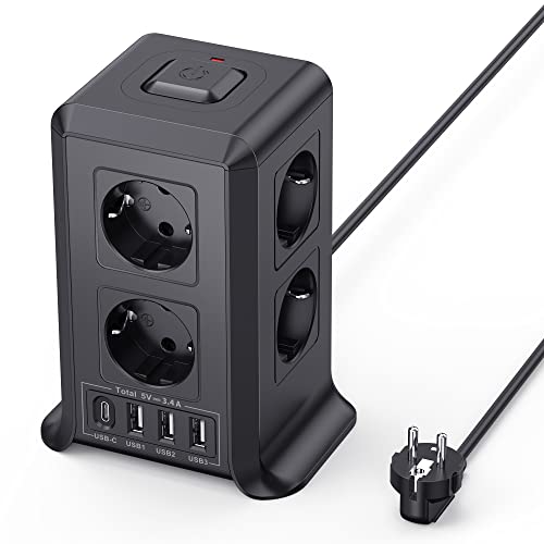 Outlet Extension Tower (USB Support)
