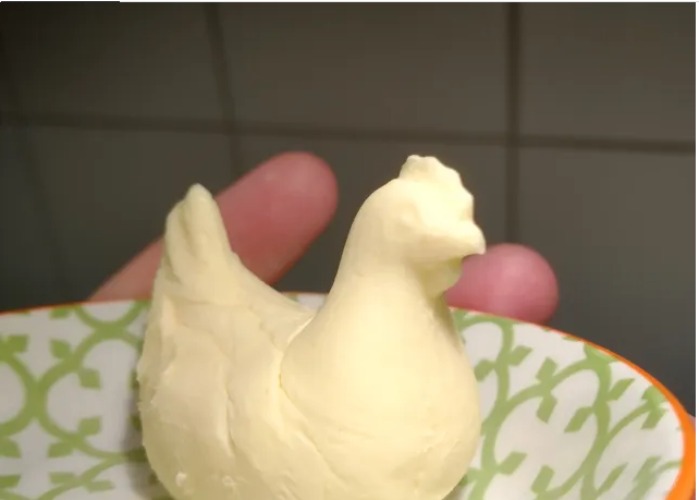 Chicken Butter Mold - Hot Pink