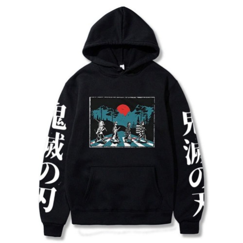 Demon Slayer Hoodie - Large, Black