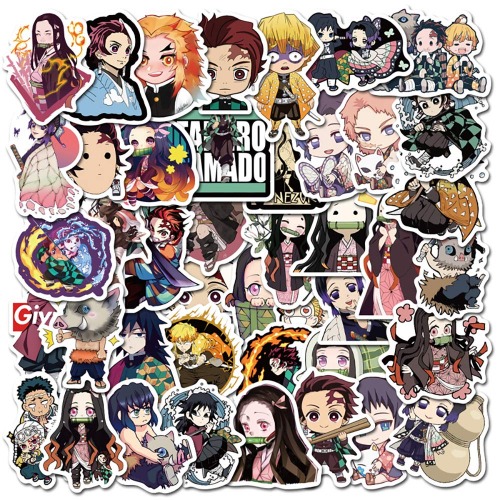 Demon Slayer Stickers - 50 PCS