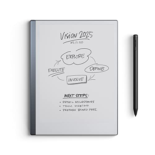 reMarkable 2 Bundle – reMarkable 2 is the original paper tablet | Includes 10.3” reMarkable Tablet, Marker Plus pen with built-in eraser, and 1-Year Free Connect Trial - reMarkable 2 Bundle