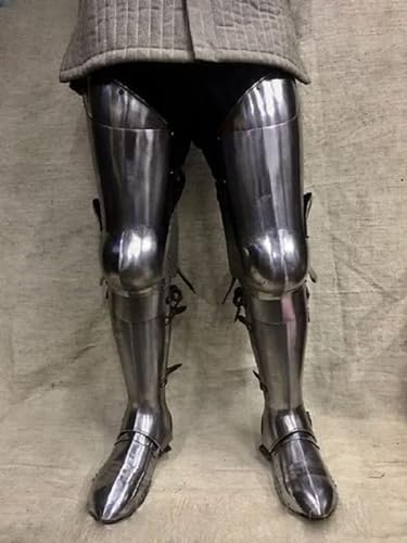 NauticalMart Medieval Steel Full Leg Armor Knight Halloween Costume