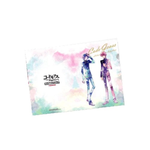 Code Geass Lelouch & Suzaku Cafe Exclusive Character A4 Clear File [In Stock]