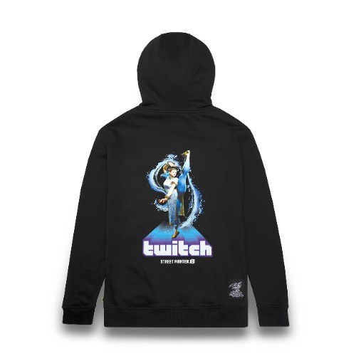 Twitch x Street Fighter 6 Hoodie - Black XX-Large