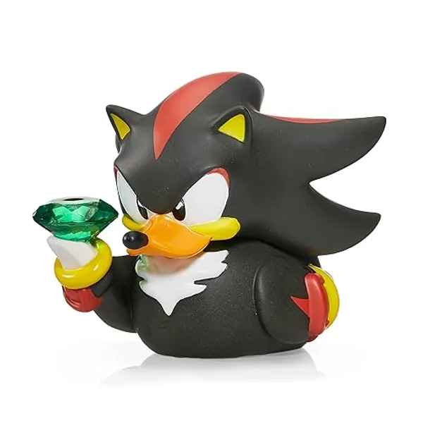 TUBBZ Box-Ausgabe Shadow Sammler-Vinyl-Gummiente Figur - Offizielle Sonic The Hedgehog-Merchandise - Aktion Fernsehen, Filme & Videospiele - Box-ausgabe Shadow