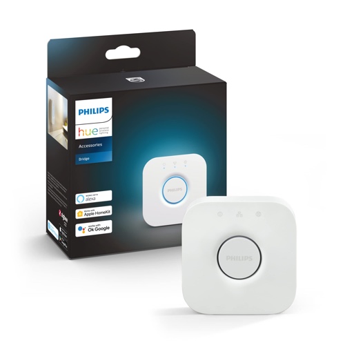 Philips Hue Bridge - Hub voor Philips Hue Verlichtingssysteem - Volledige Controle over tot 50 Lampen - Werkt met Alexa en Google Home